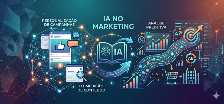Exemplos em que a IA está integrada no marketing