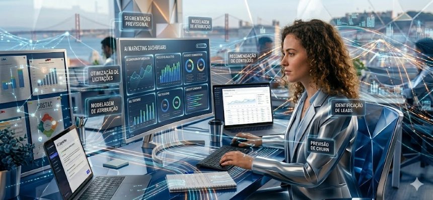 >Ser humano a integrar IA nos algoritmos digitais no setor do marketing