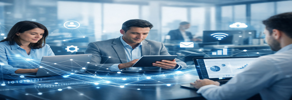 Transformação digital nas empresas portuguesas: inovação, conectividade e tecnologia.